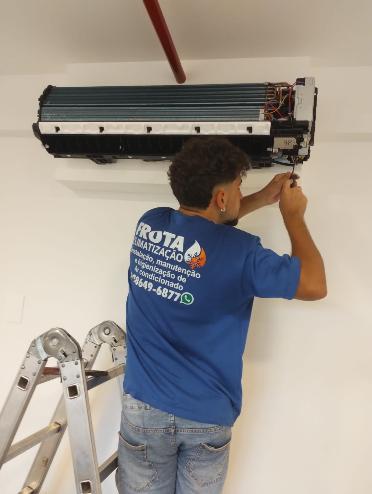 Instalação de ar-condicionado